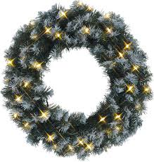 LED Julkrans Edmonton - Grangrön Charm