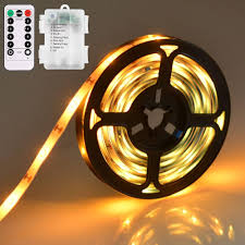 Batteridriven LED-list 1 m med 8 lägen