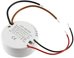 Rund LED-transformator 230V till 12V