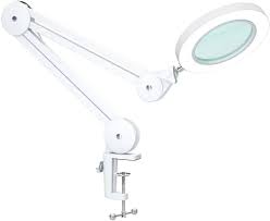 Beyamz LED-förstoringslampa med klämma och dimbar belysning